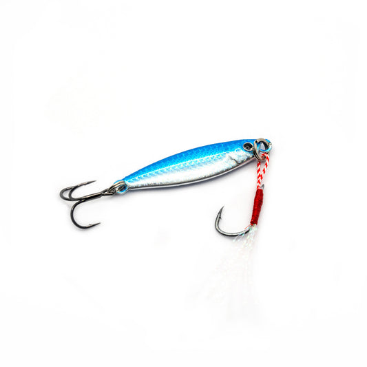 Blue/Silver 7g Micro Jig