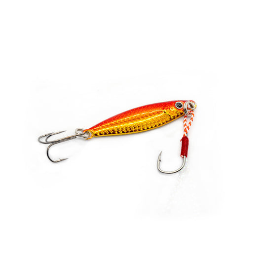 Red/Orange 7g Micro Jig - Bouncing Jigs