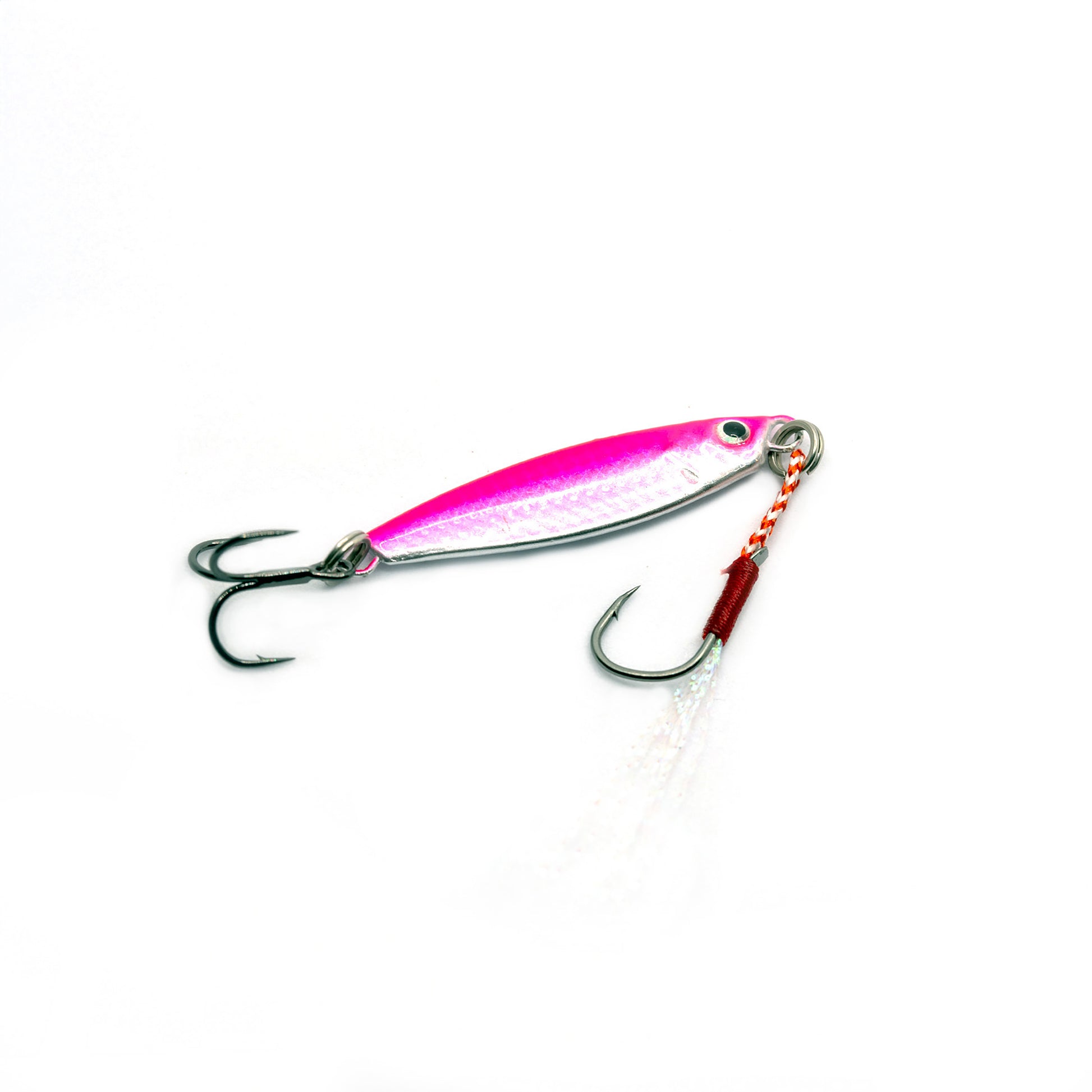 Pink/Silver 7g Micro Jig – Bouncing Jigs