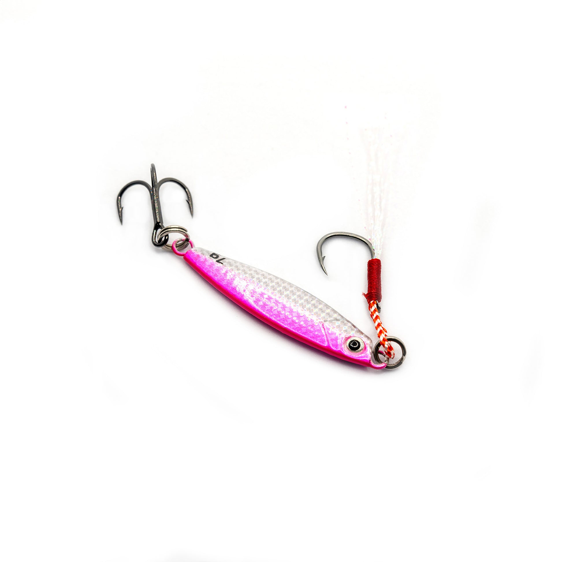 Pink/Silver 7g Micro Jig – Bouncing Jigs