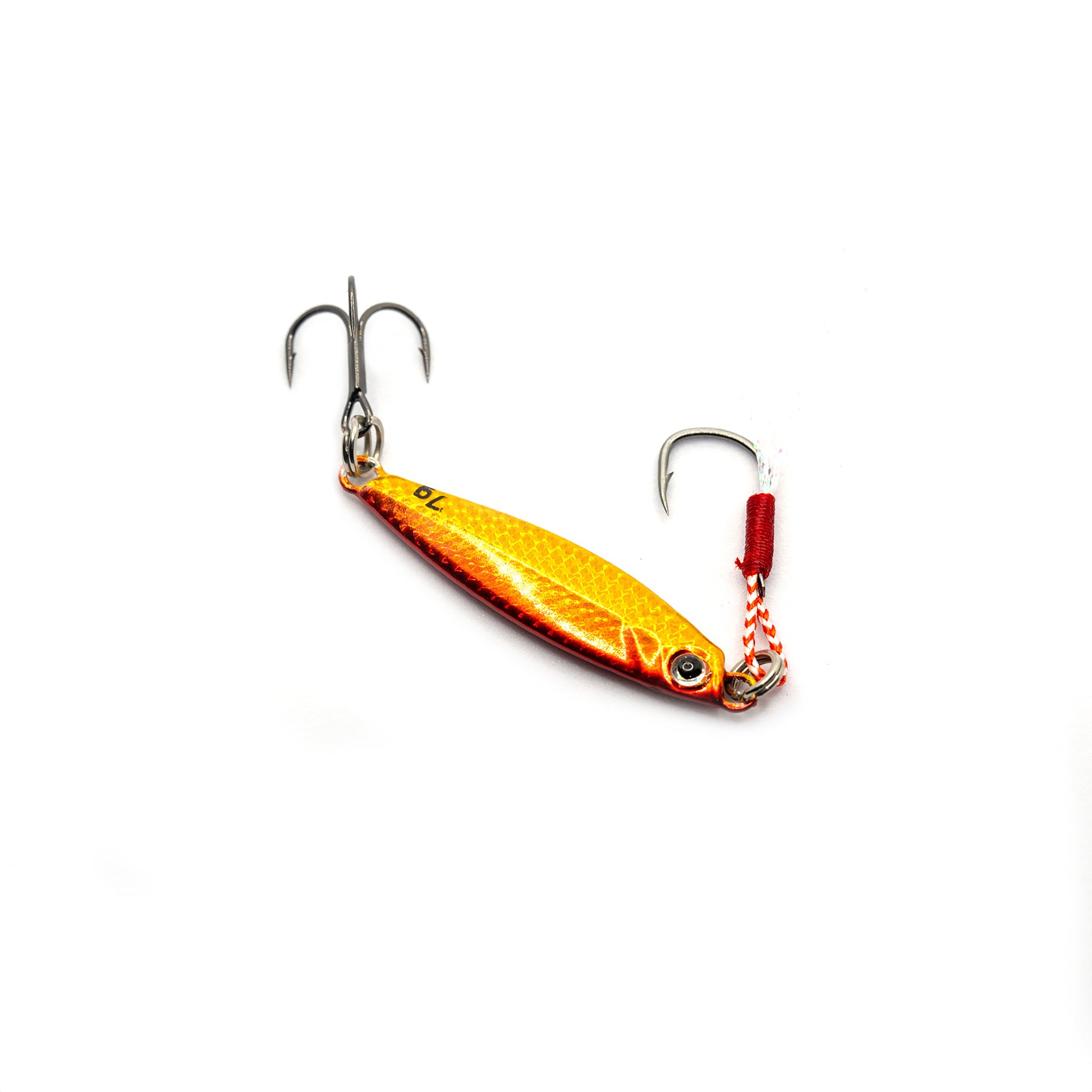Red/Orange 7g Micro Jig - Bouncing Jigs
